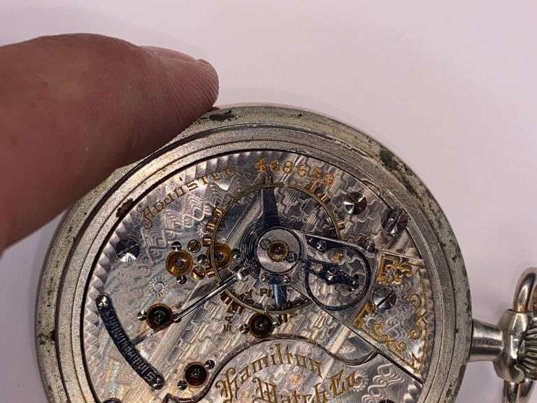 Hamilton Watch Co. 21 Jewel Pocket Watch