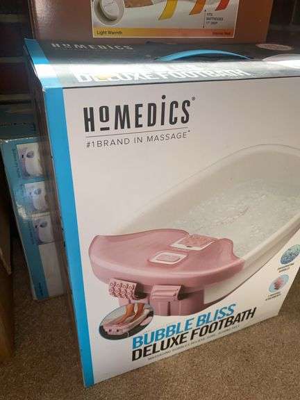 Homedics Bubble Bliss Deluxe Footbath, Homedics ParaSpa Elite, RestWarmer Heated Mattress Pad