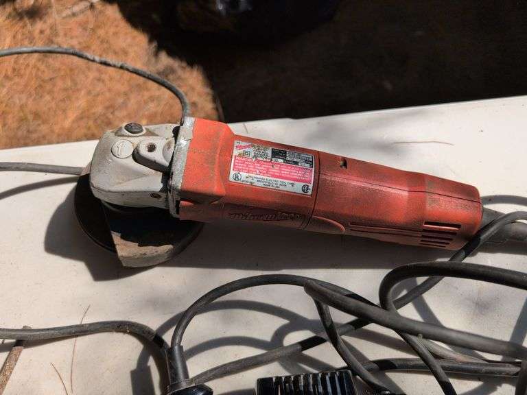 Craftsman 7" circular saw and jig saw and Milwaukee sander/grinder