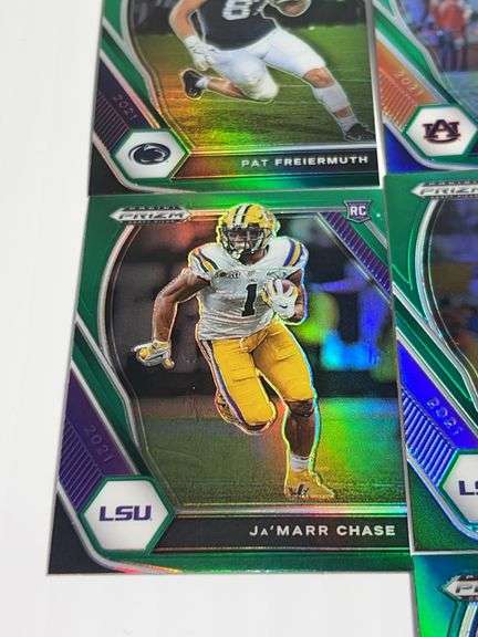 Assortment of College Football Trading Cards