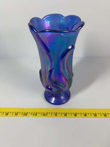 Fenton Iridescent Vase
