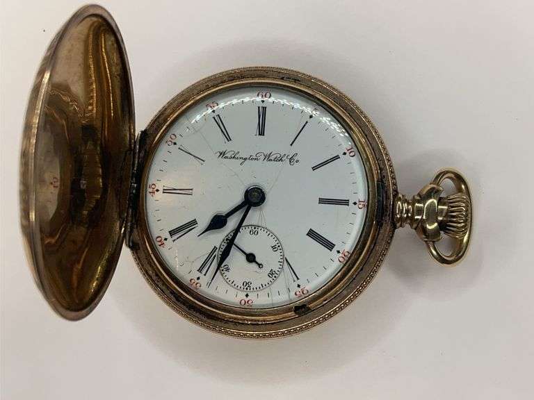 Washington Watch Co. Liberty Bell 21 Jewel Pocket Watch