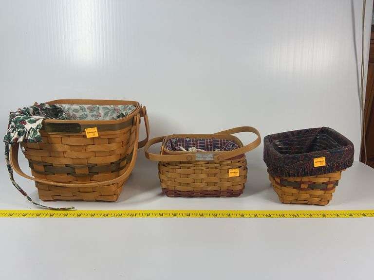 Longaberger Cranberry Basket, Fathers Day Basket, Woven Memories Basket