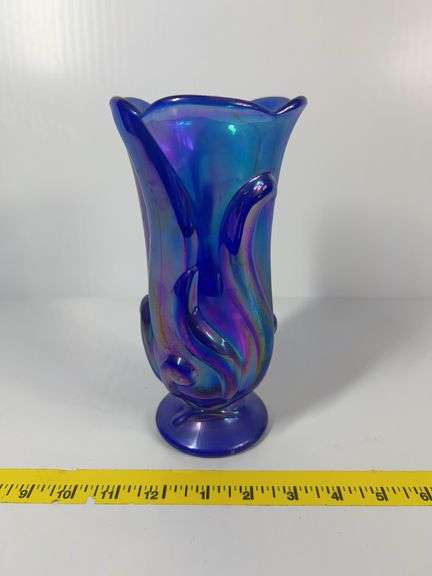 Fenton Iridescent Vase