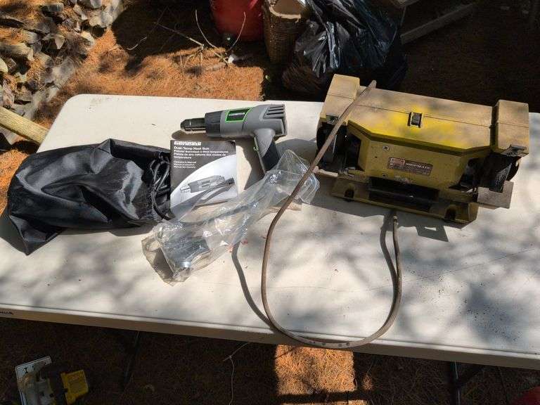 Shopmate 6" grinder and Genesis heat gun