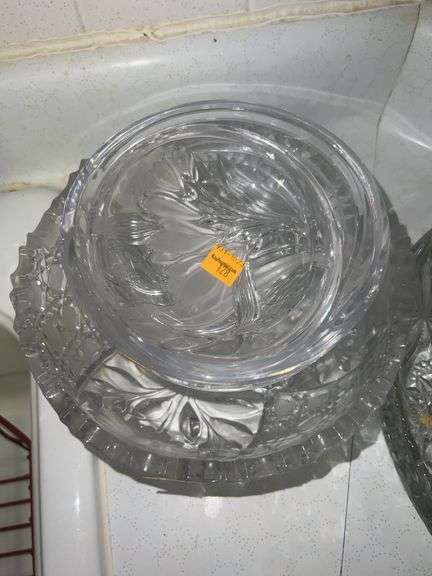 Assortment of Clear Glass Bowls