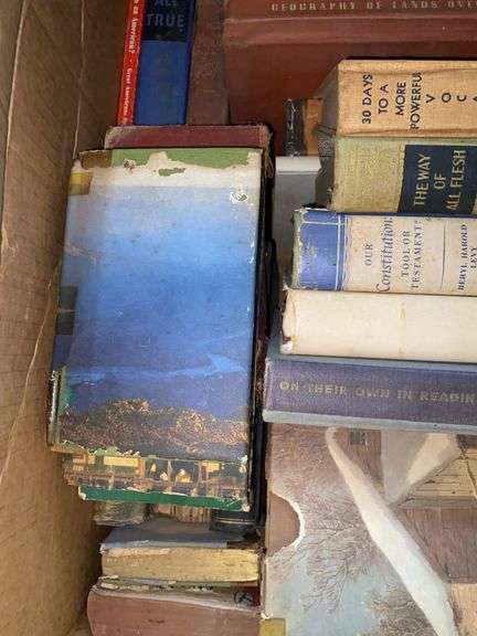 Large Box of Vintage Books