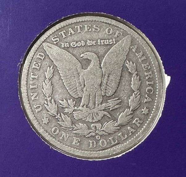 Lot of Two (2) Morgan Silver Dollars with Commemorative Cards & Stamps