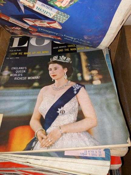Box of Vintage Time Life Magazines