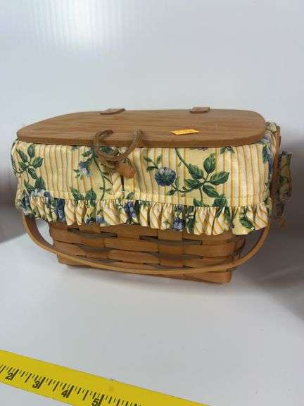 Longaberger Tissue Basket, Purse, Tulip Basket