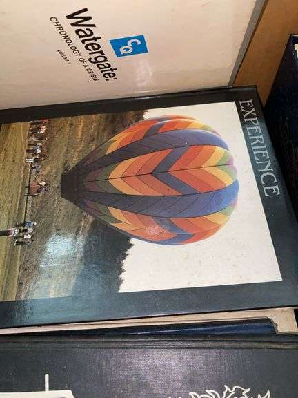 Large Box of Assorted Yearbooks and Books