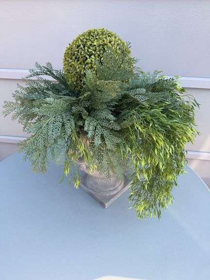 Flower Pot w/ Fake Plant