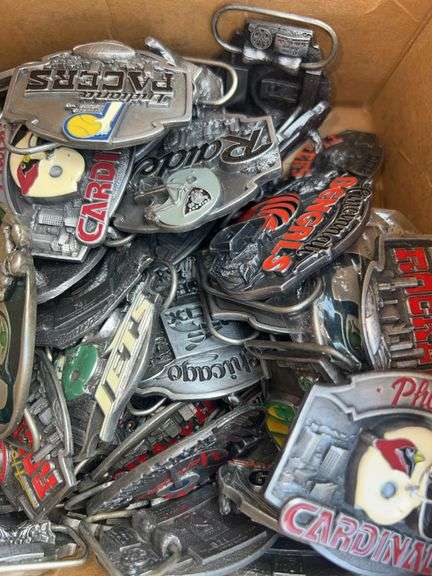 Large Assortment of Belt Buckles