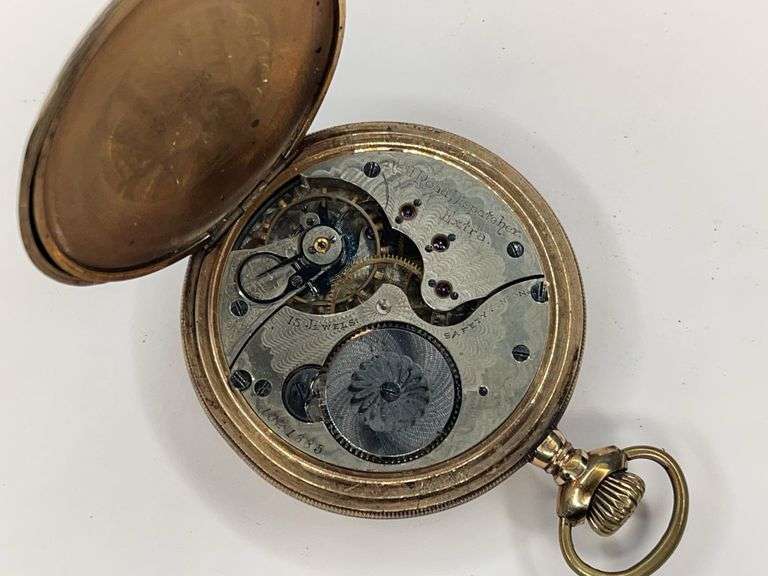 John M. Roberts 15 Jewel Railroad Dispatcher Extra Pocket Watch