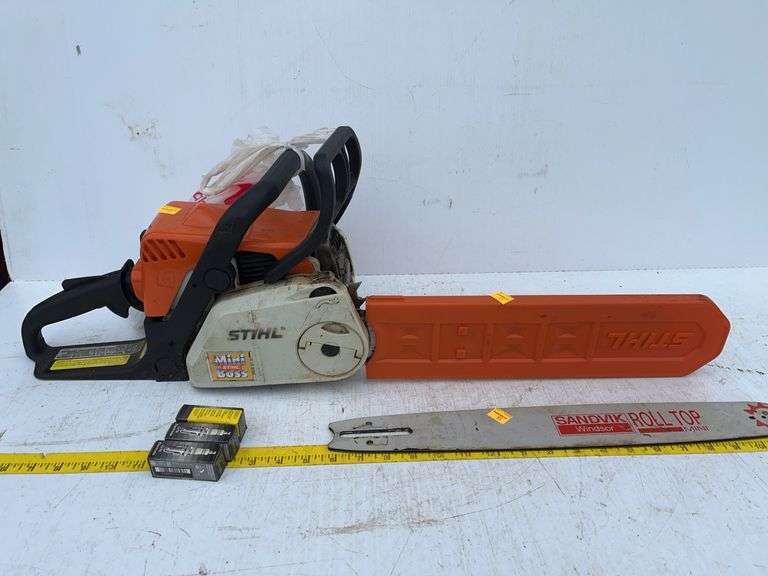 Stihl MS 180C Chainsaw with Extras