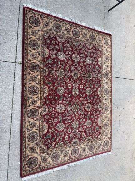 Red Patterned Carpet