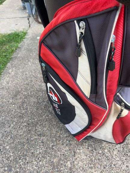 Top Flight Golf Bag and Clubs