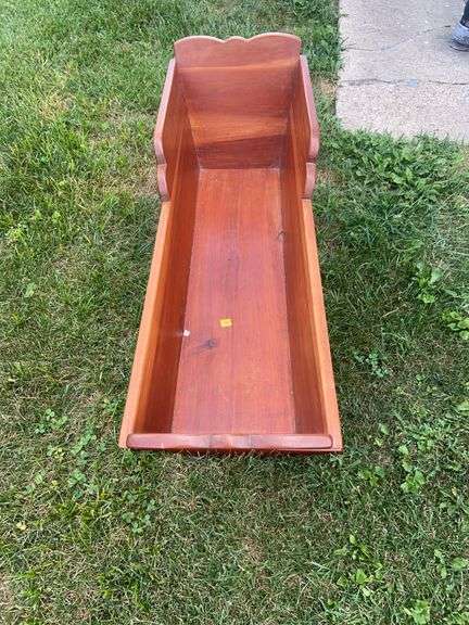 Wooden Rocking Baby Cradle