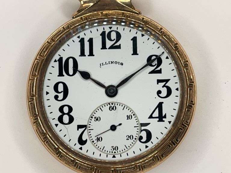 Illinois Sangamo Special Motor Barrel 23 Jewel Railroad Model Pocket Watch