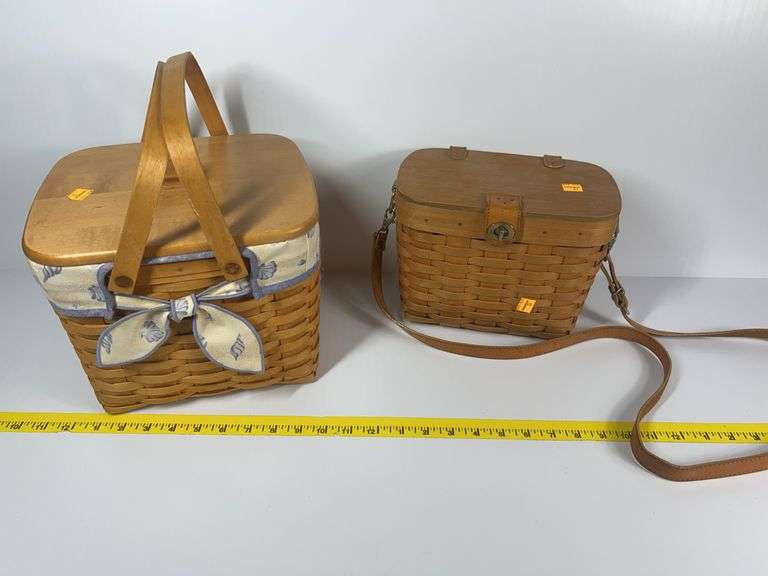 Longaberger Purse, Longaberger Beachcomber Basket