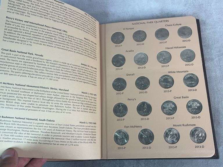 2010-2021 America’s Beautiful National Parks Washington Quarters