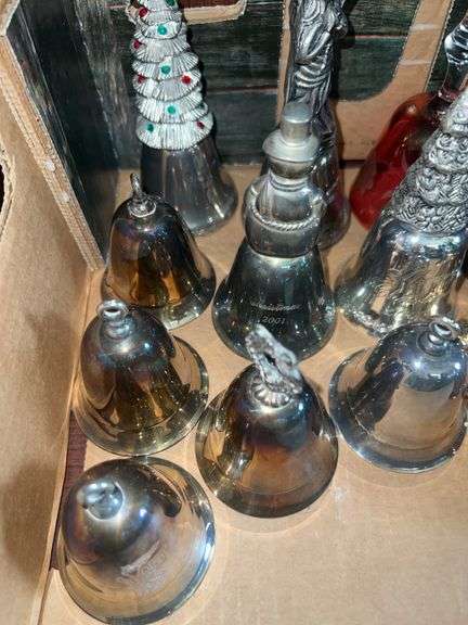 Assortment of Silver Plated Decorative Bells