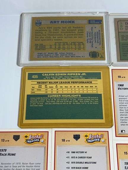 Assortment of Baseball Trading Cards