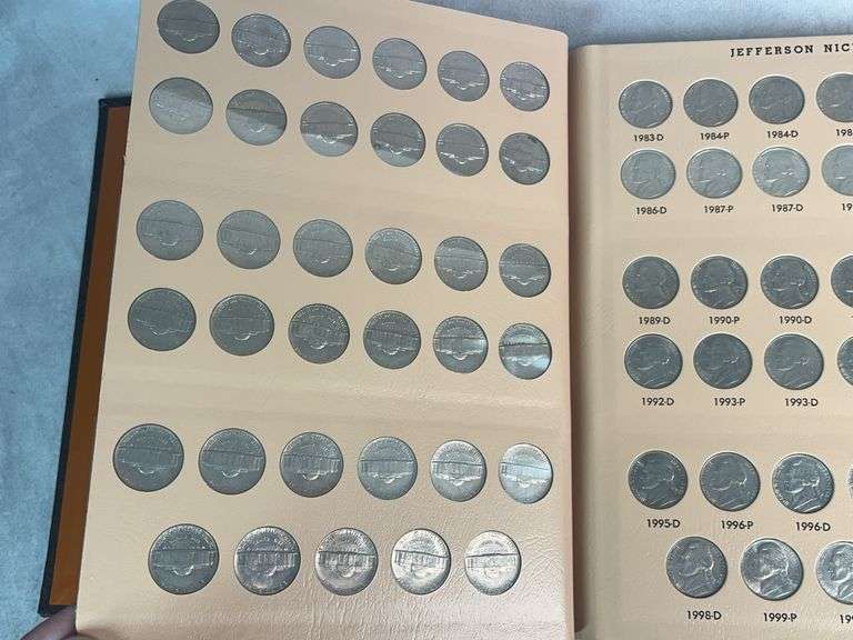 1938-2005 Jefferson Nickels Complete Book