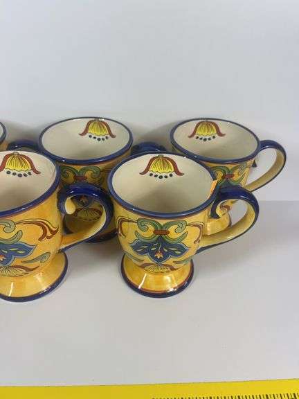 Maxcera Yellow Talavera Mugs-Made in China