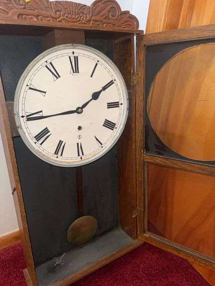 Made in USA Wind Up Clock with Key