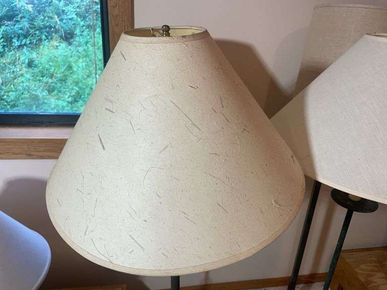 (4) decorative standing lamps