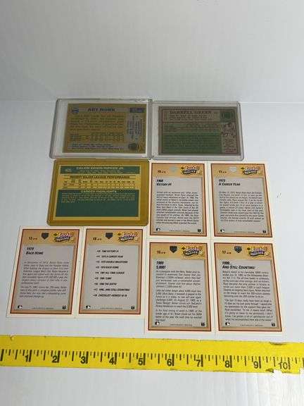 Assortment of Baseball Trading Cards