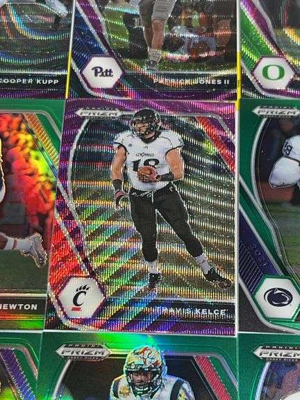 Assortment of College Football Trading Cards