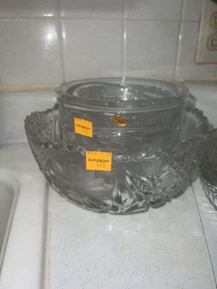 Assortment of Clear Glass Bowls