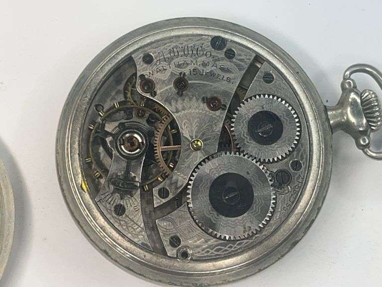 A.W.W. Co. Waltham 15 Jewel Pocket Watch