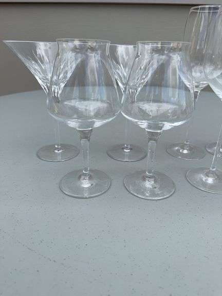 (12) Stemware and Martini Glasses