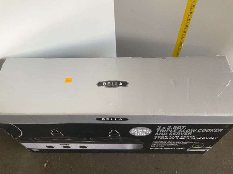 Bella Triple Slow Cooker and Server