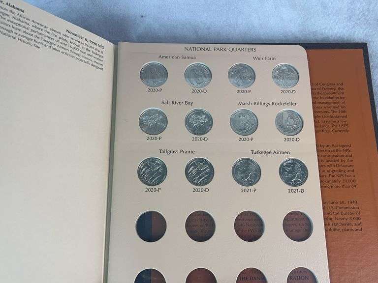 2010-2021 America’s Beautiful National Parks Washington Quarters