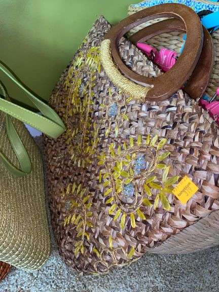 Assorted Woven Basket Purses