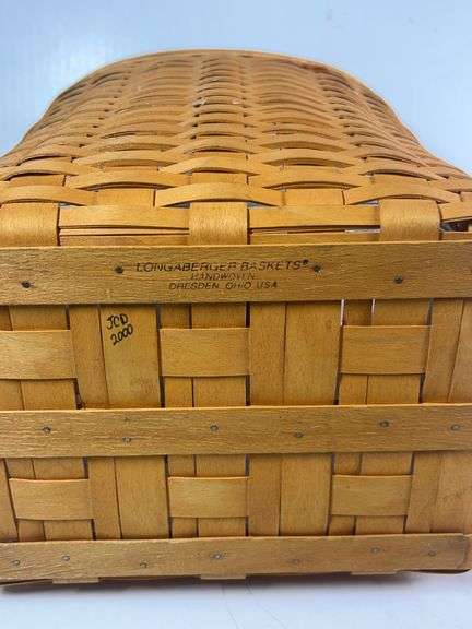 Longaberger Medium Oval Waste Basket