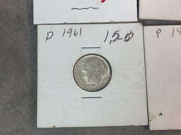 Four Roosevelt Dimes