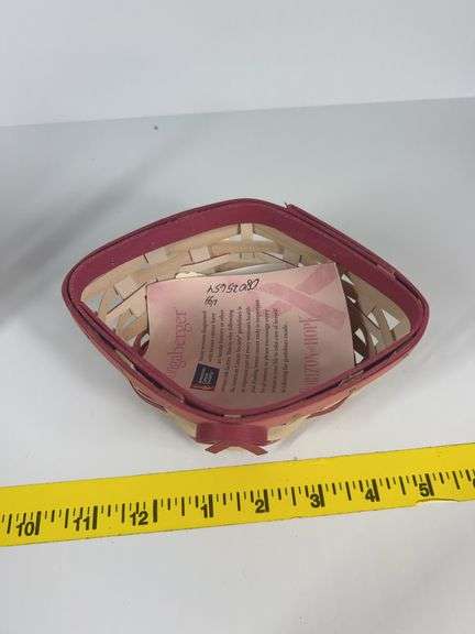 1492-1992 Longaberger Discovery Basket, Longaberger Horizon of Hope Basket, Longaberger All American