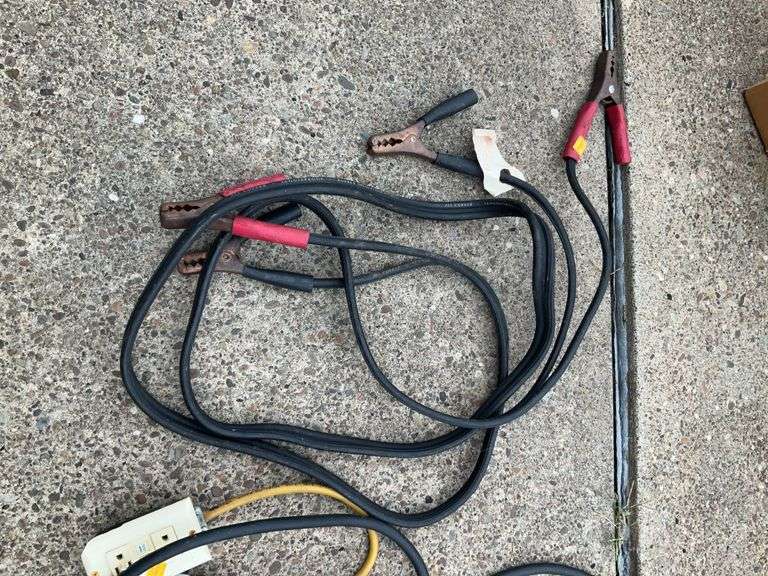 2 Extension Cords, Jumper Cables