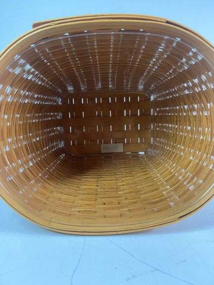 Longaberger Medium Oval Waste Basket