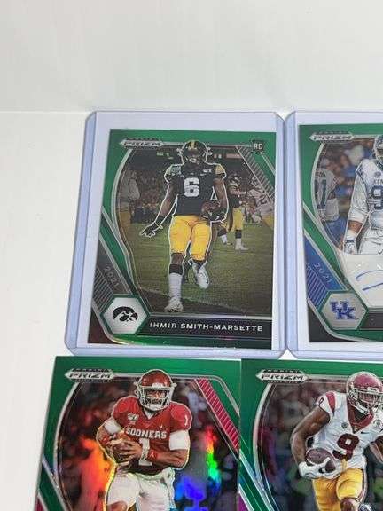 Assortment of College Football Trading Cards