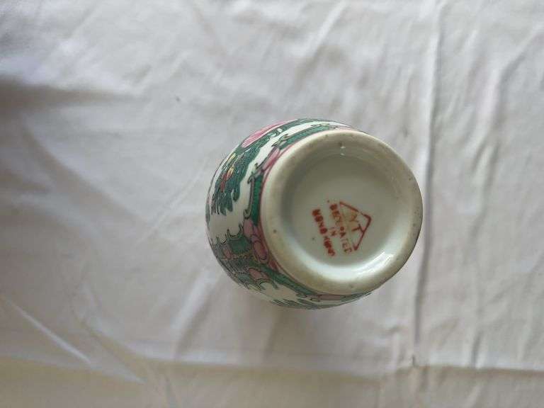 (2) Vases, (12) Napkin Rings, Waterford Crystal Clock, Leather Leaf, and other misc.