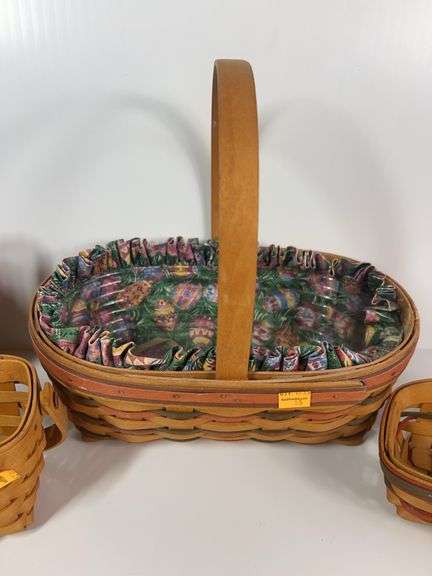 Longaberger Hope Basket, Sleigh Basket, Harvest Basket, Collectors Club Basket