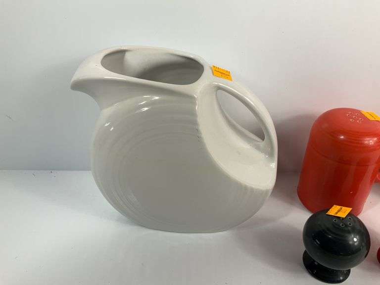 Fiesta Ware Salt and Pepper Shakers, Fiesta Ware Pitcher