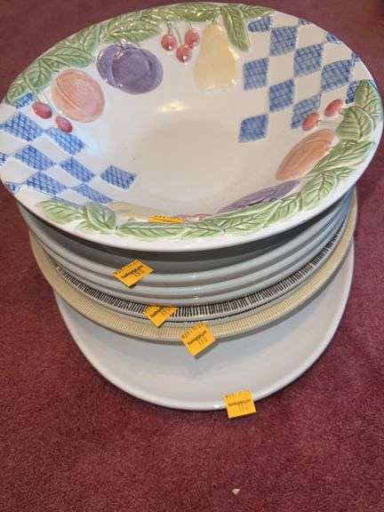 Assortment of Plates and Bowls