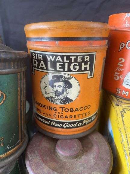 Old Cigar and Tobacco Tins